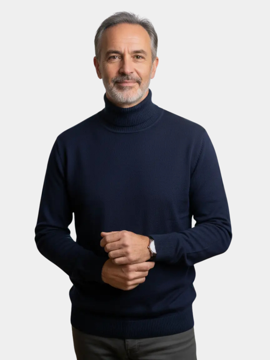 LONG SLEEVE TURTLENECK PULLOVER FOR MEN
