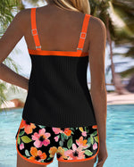 Ensemble Tankini Deux Pièces Élégant
