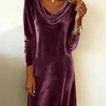 Joëlle — Robe en Velours Ample