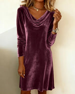 Robe en Velours Ample