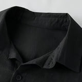 LINEN BLEND BUTTON SHIRT FOR MEN