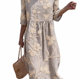 Agathe | Robe féminine décontractée à motif floral