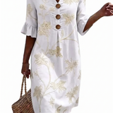 Albane | Robe femme décontractée à motifs floraux
