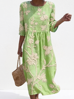Alix | Robe femme décontractée à motifs floraux