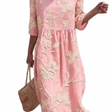 Apolline | Robe femme décontractée à motifs floraux