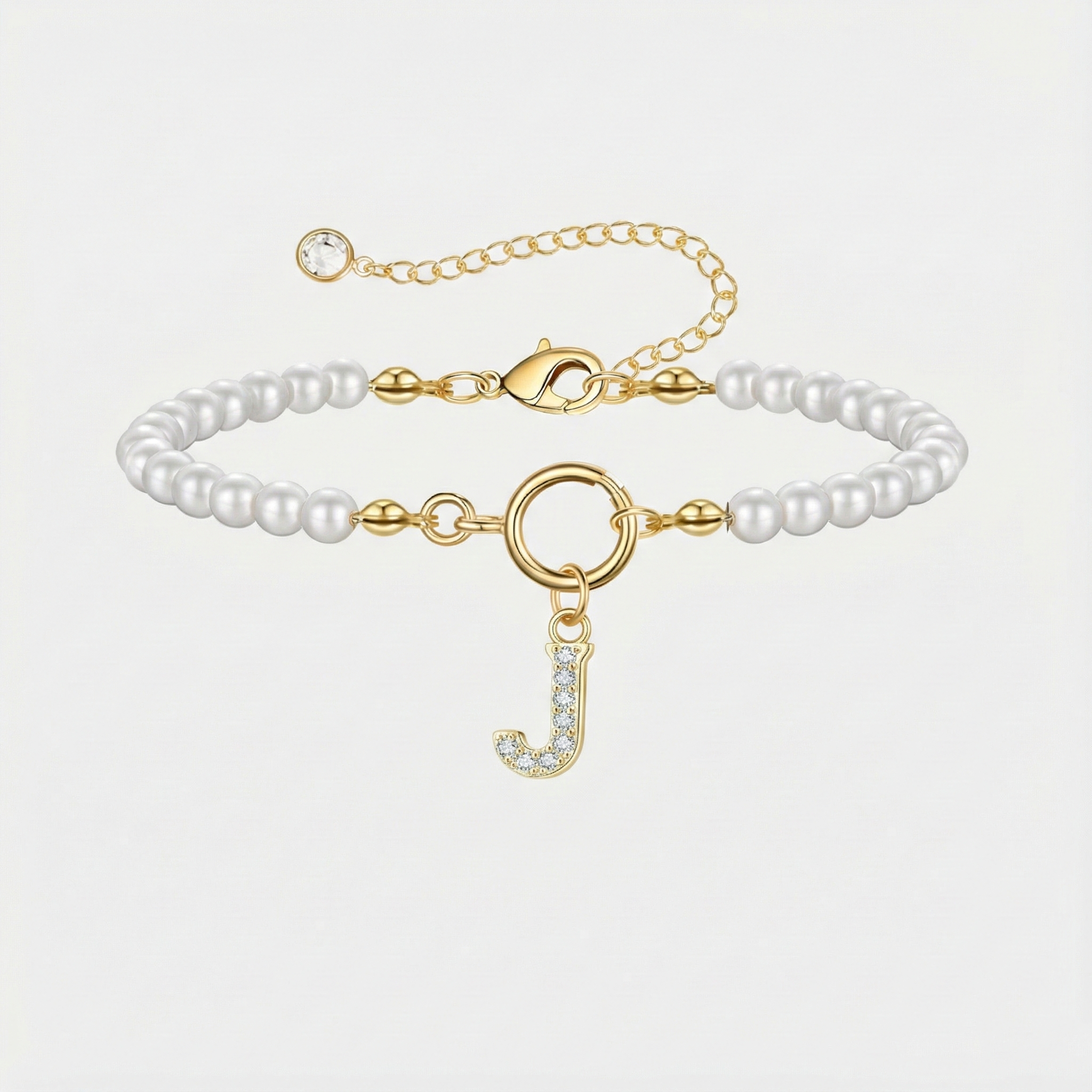 Bracelets avec lettres Auden Key — Or