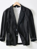 LAPEL COTTON JACKET FOR MEN