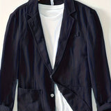 LAPEL COTTON JACKET FOR MEN