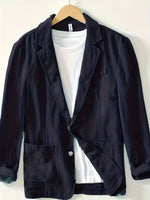 LAPEL COTTON JACKET FOR MEN