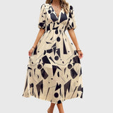 Merlin — Robe Midi Florale Flatteuse