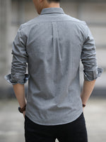 LAPEL BUTTON SHIRT FOR MEN