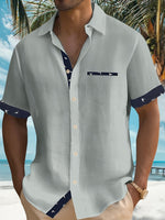 LAPEL SUMMER SHIRT FOR MEN
