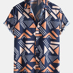 Ensemble Sidonie — chemise à imprimé géométrique & short de bain