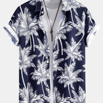 Ensemble Sidonie — chemise à imprimé palmiers & short de bain