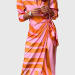 Everly — Robe Wrap Élégante avec Imprimé
