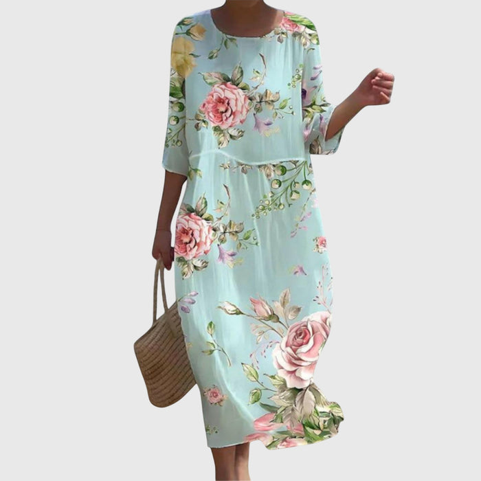 Robe Maxi Florale Élégante