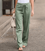 Pantalon Détente Femme Avec Cordon Et Taille Élastique