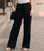 Pantalon Détente Femme Avec Cordon Et Taille Élastique