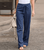 Pantalon Détente Femme Avec Cordon Et Taille Élastique