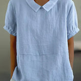 Lisette | Chemise sobre à col