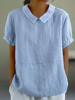 Lisette | Chemise sobre à col