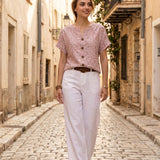 Blouse Florale Élégante