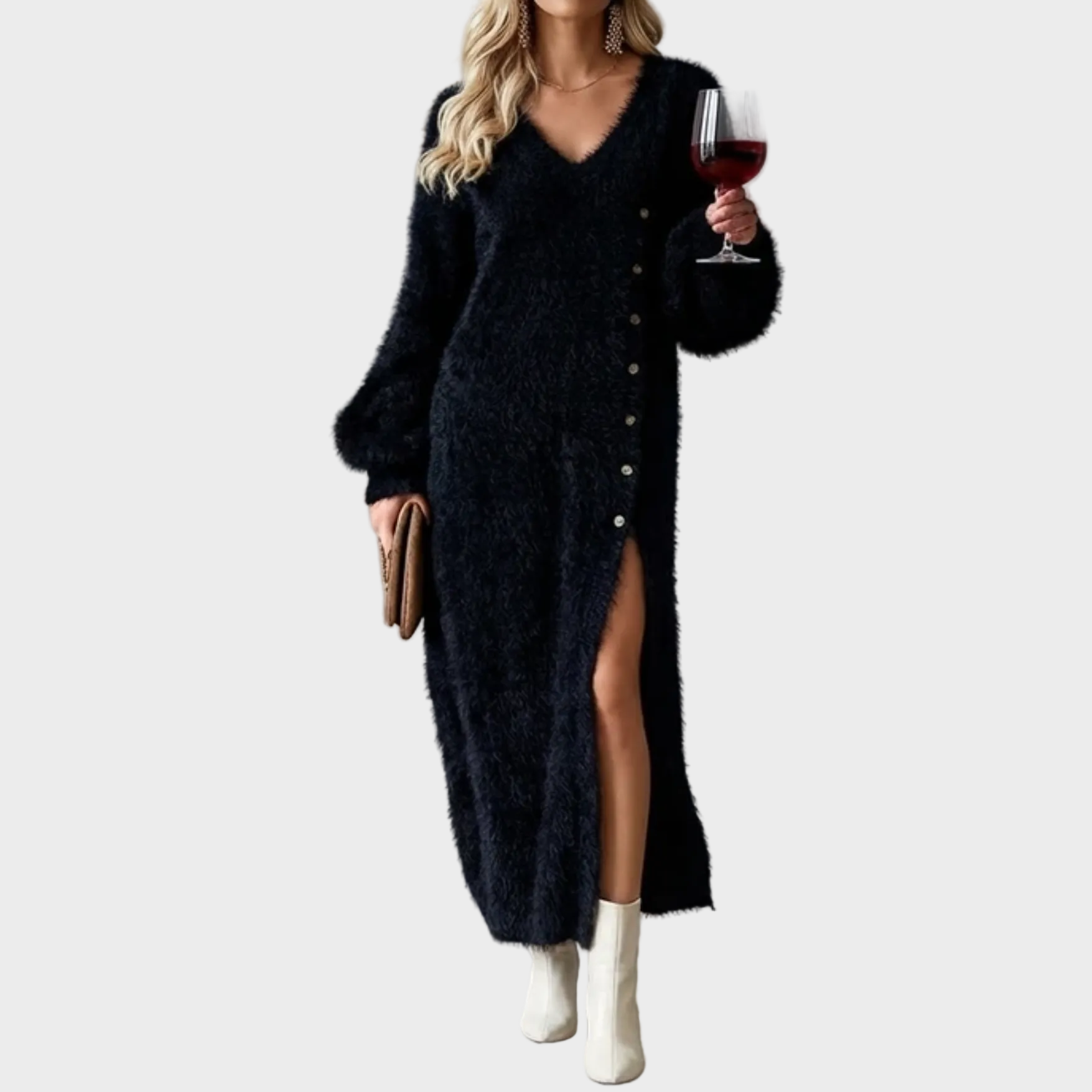 Brielle | Robe des vacances farniente Noir