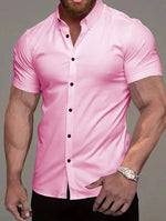 SOLID COLOR SHIRT FOR MEN