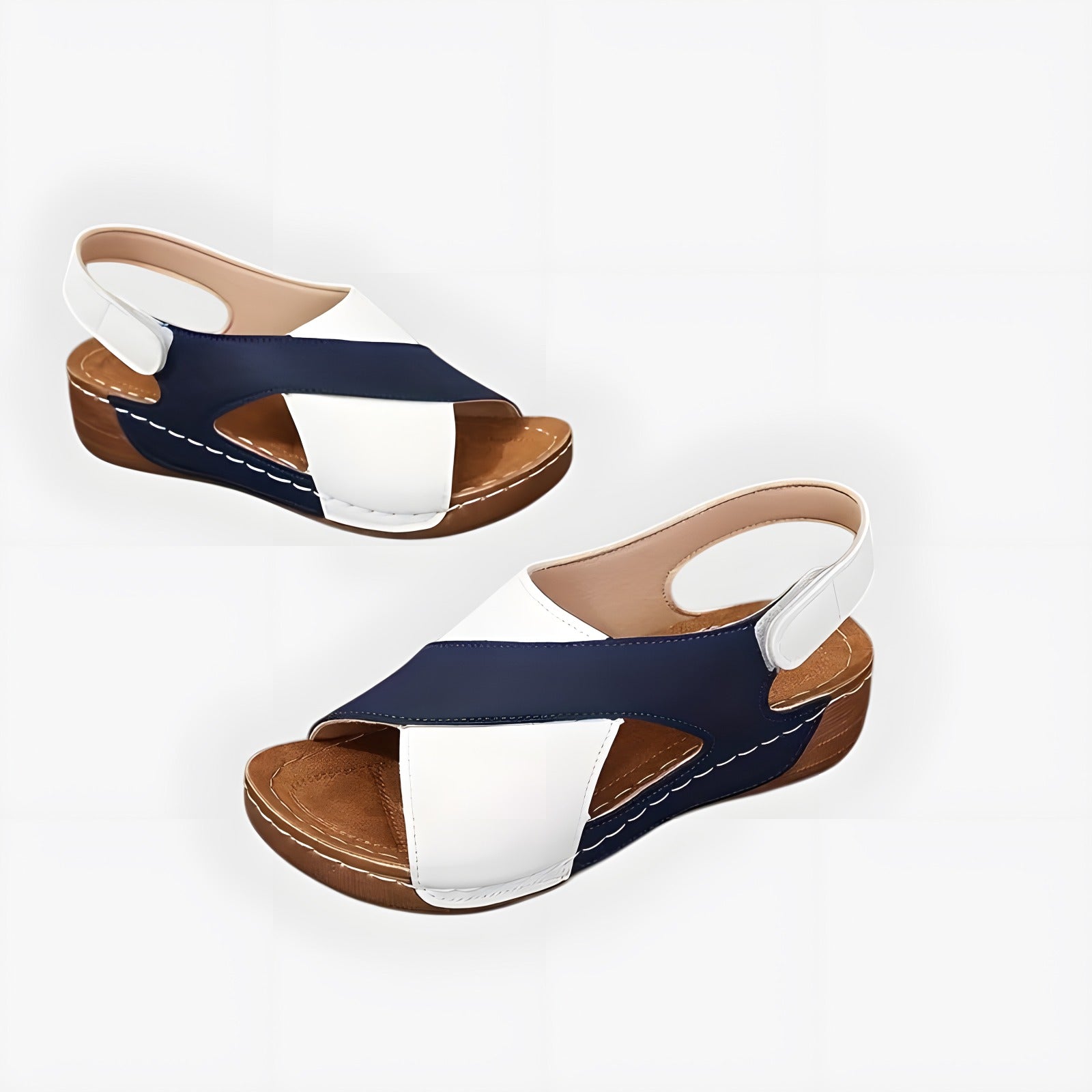 Madison | Sandales orthopédiques femme confortables Bleu Marine