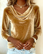 Cécile | Blouse chic à drapé