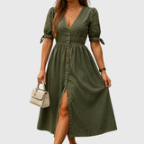 Jacqueline — Robe en Jean Élégante