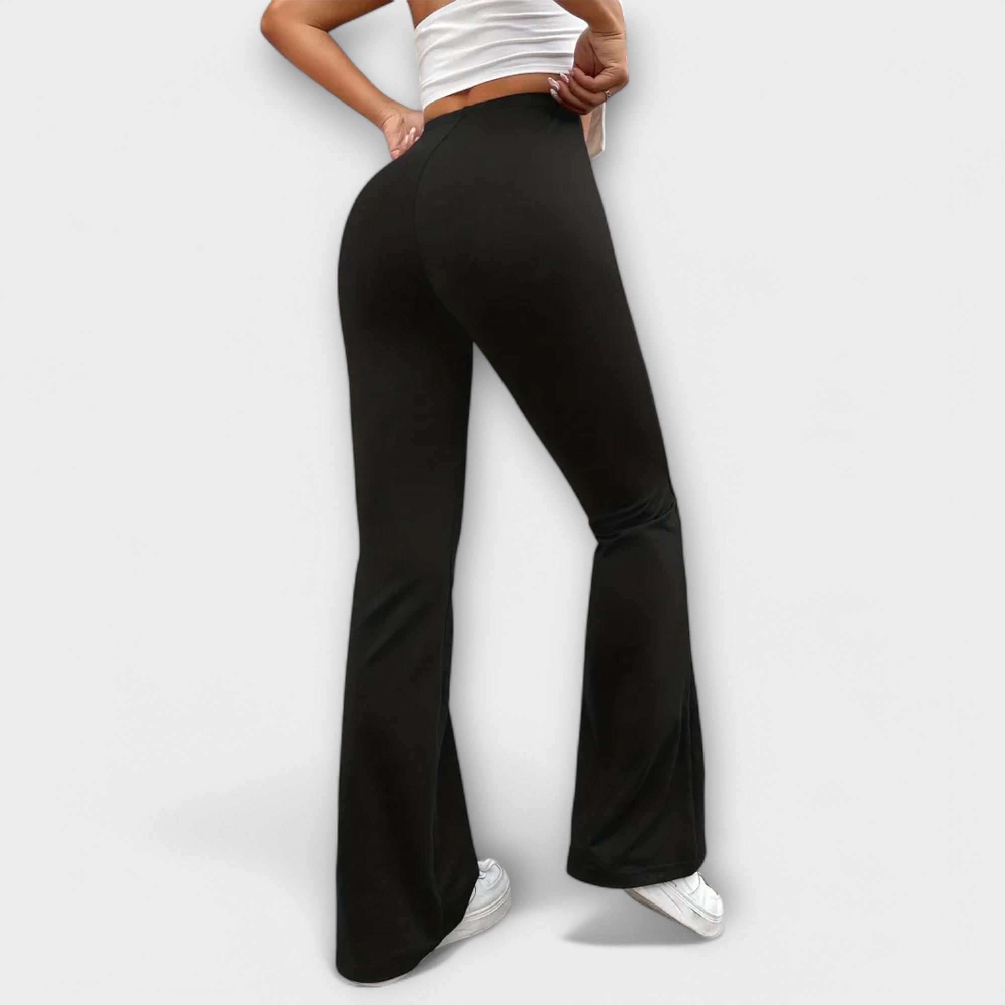 Camille — Pantalon Détendu avec Jambes Évasées
