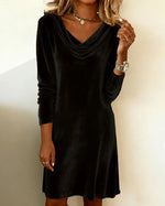 Robe en Velours Ample