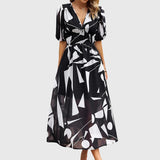 Merlin — Robe Midi Florale Flatteuse