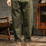 COTTON CARGO TROUSERS FOR MEN