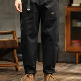 COTTON CARGO TROUSERS FOR MEN