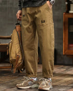 COTTON CARGO TROUSERS FOR MEN