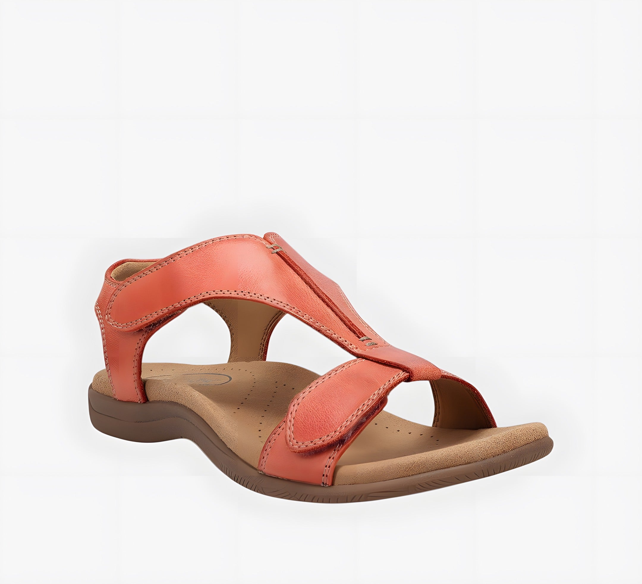 Céline | Sandales femme à enfiler confortables Orange