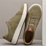 MEN'S SUEDE SLIP-ON SHOES