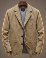 WASHED DENIM BLAZER FOR MEN