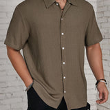 BUTTON FRONT SHIRT FOR MEN
