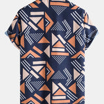 Ensemble Sidonie — chemise à imprimé géométrique & short de bain