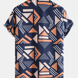 Ensemble Sidonie — chemise à imprimé géométrique & short de bain
