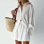 Elizabeth - Ensemble Chemise et Shorts Léger