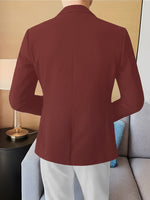 LAPEL KNIT BLAZER FOR MEN