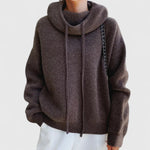 Jeanne — Sweat à Capuche Tricoté Confortable