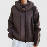 Jeanne — Sweat à Capuche Tricoté Confortable