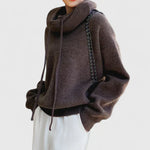 Jeanne — Sweat à Capuche Tricoté Confortable