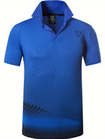 SPORT PRINT POLO SHIRT FOR MEN