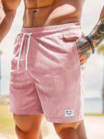 DRAWSTRING SLIM SHORTS FOR MEN